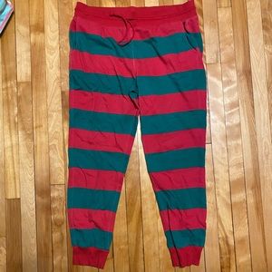 Striped Christmas Joggers